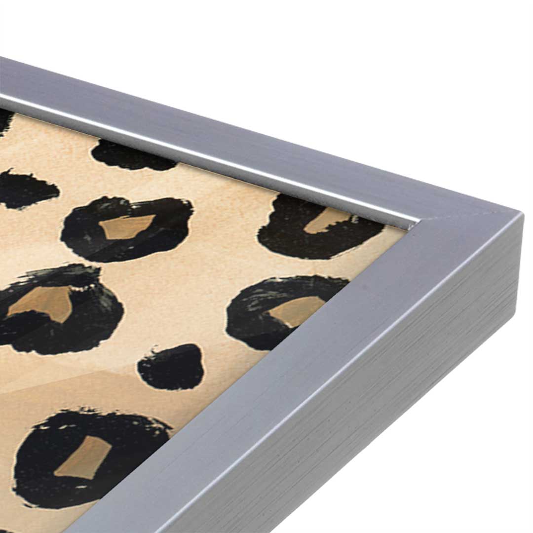[Color:Polished Chrome], Picture of art in a Polished Chrome frame at an angle