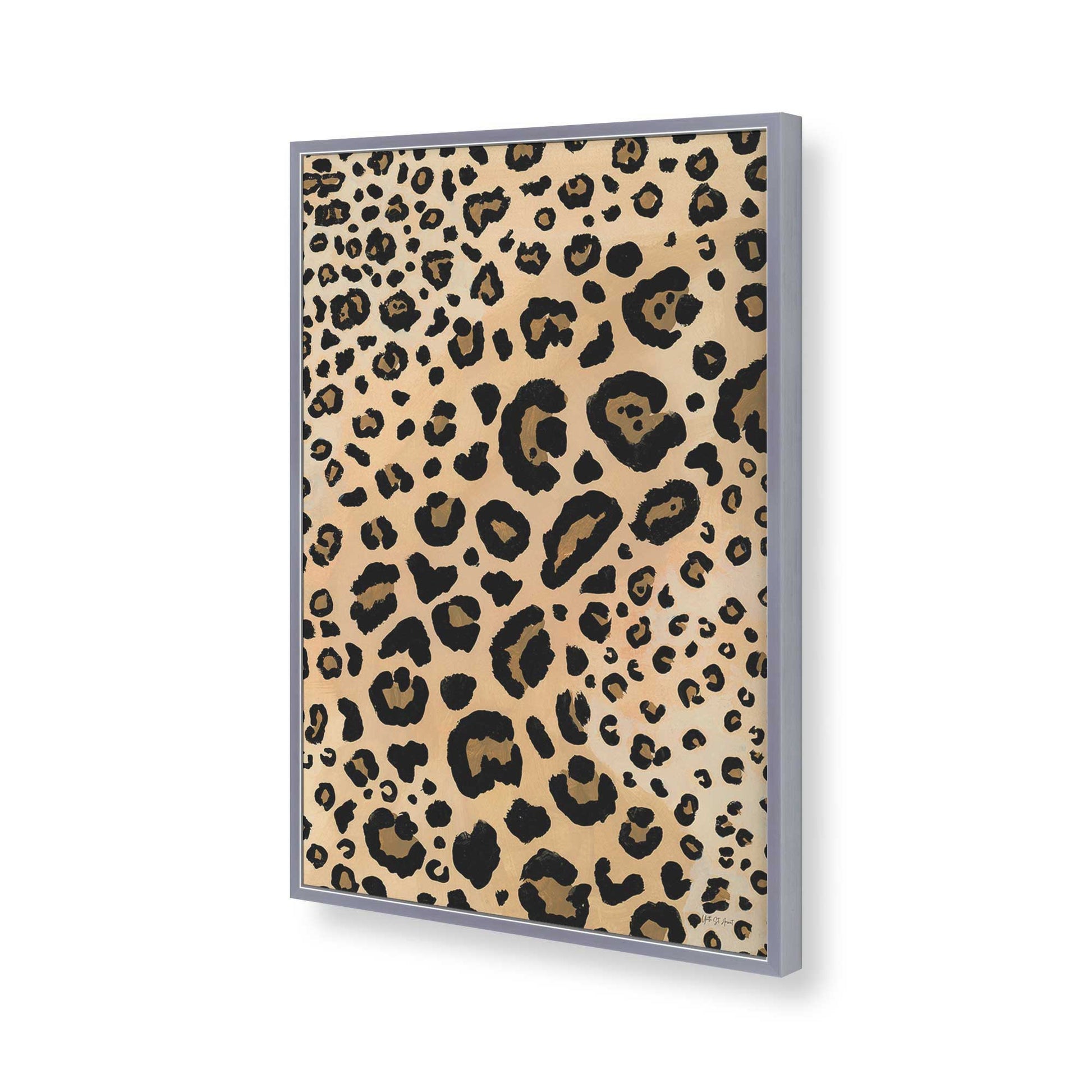 [Color:Polished Chrome], Picture of art in a Polished Chrome frame of the corner