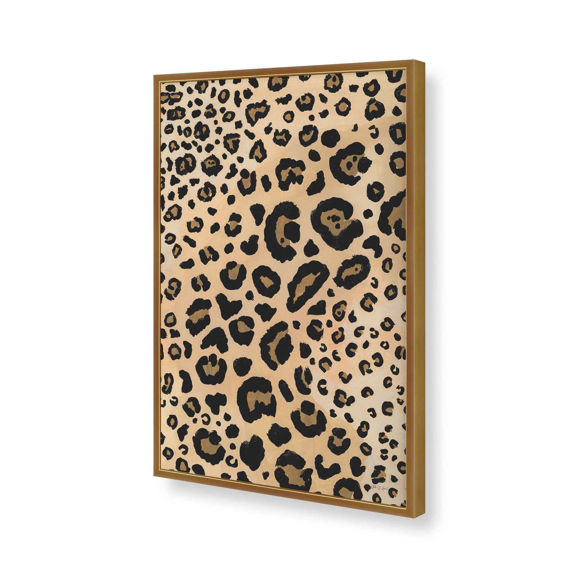 [Color:Polished Gold], Picture of art in a Polished Gold frame of the corner
