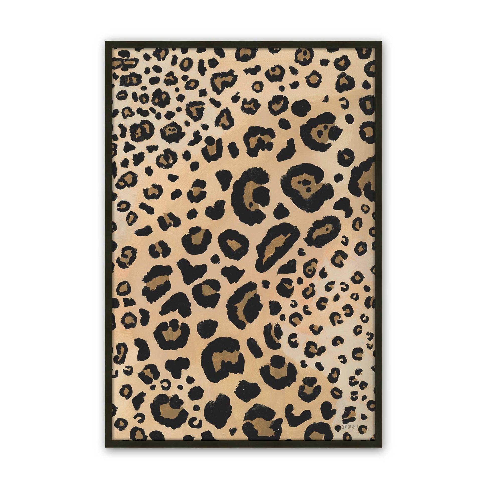 [Color:Satin Black], Picture of art in a Satin Black frame