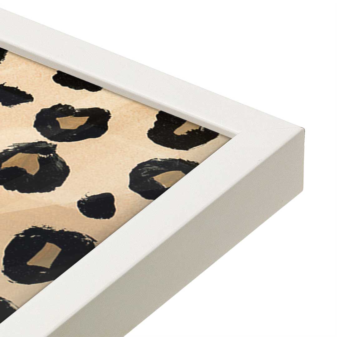 [Color:Opaque White], Picture of art in a Opaque White frame at an angle