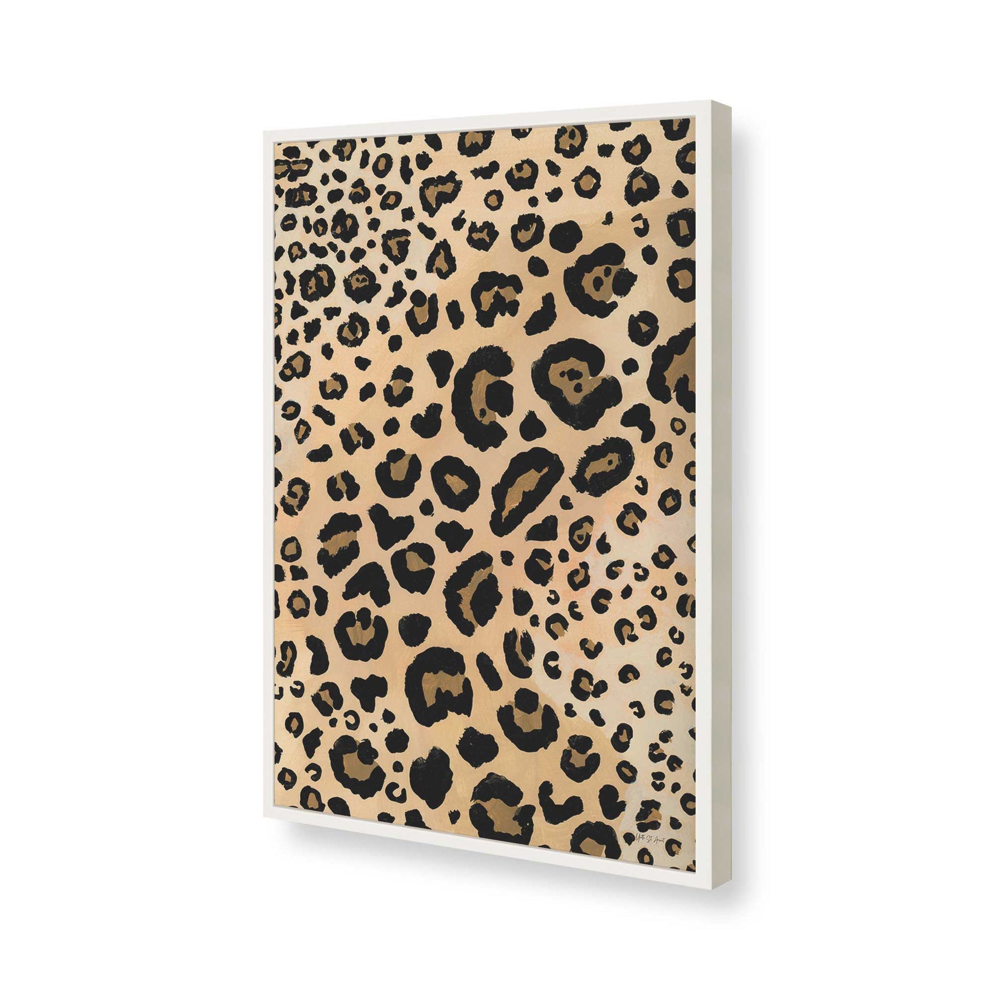 [Color:Opaque White], Picture of art in a Opaque White frame of the corner