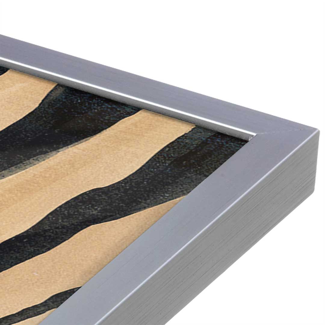 [Color:Polished Chrome], Picture of art in a Polished Chrome frame at an angle