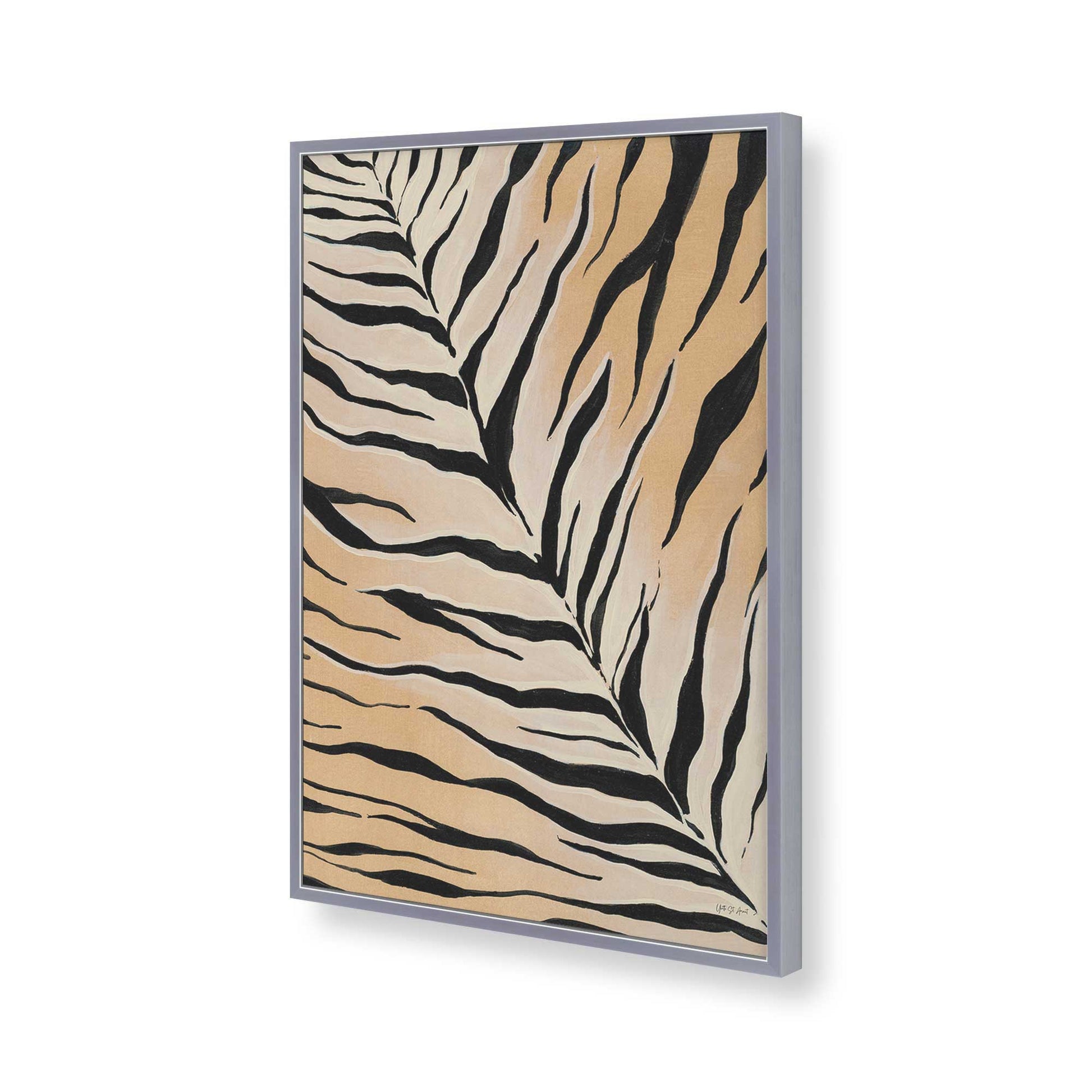[Color:Polished Chrome], Picture of art in a Polished Chrome frame of the corner