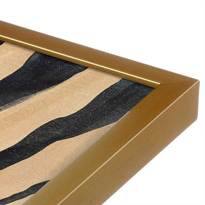 [Color:Polished Gold], Picture of art in a Polished Gold frame at an angle