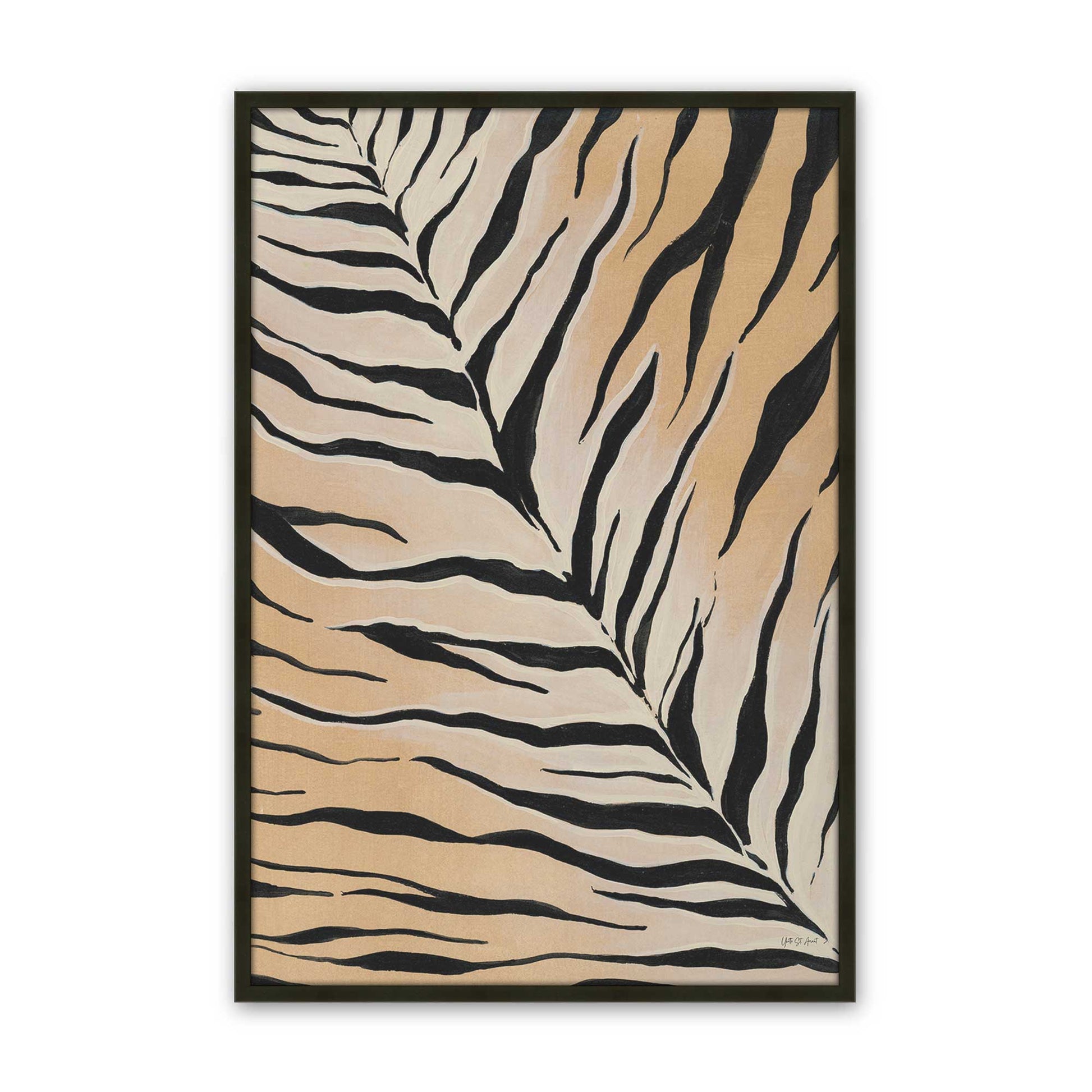 [Color:Satin Black], Picture of art in a Satin Black frame