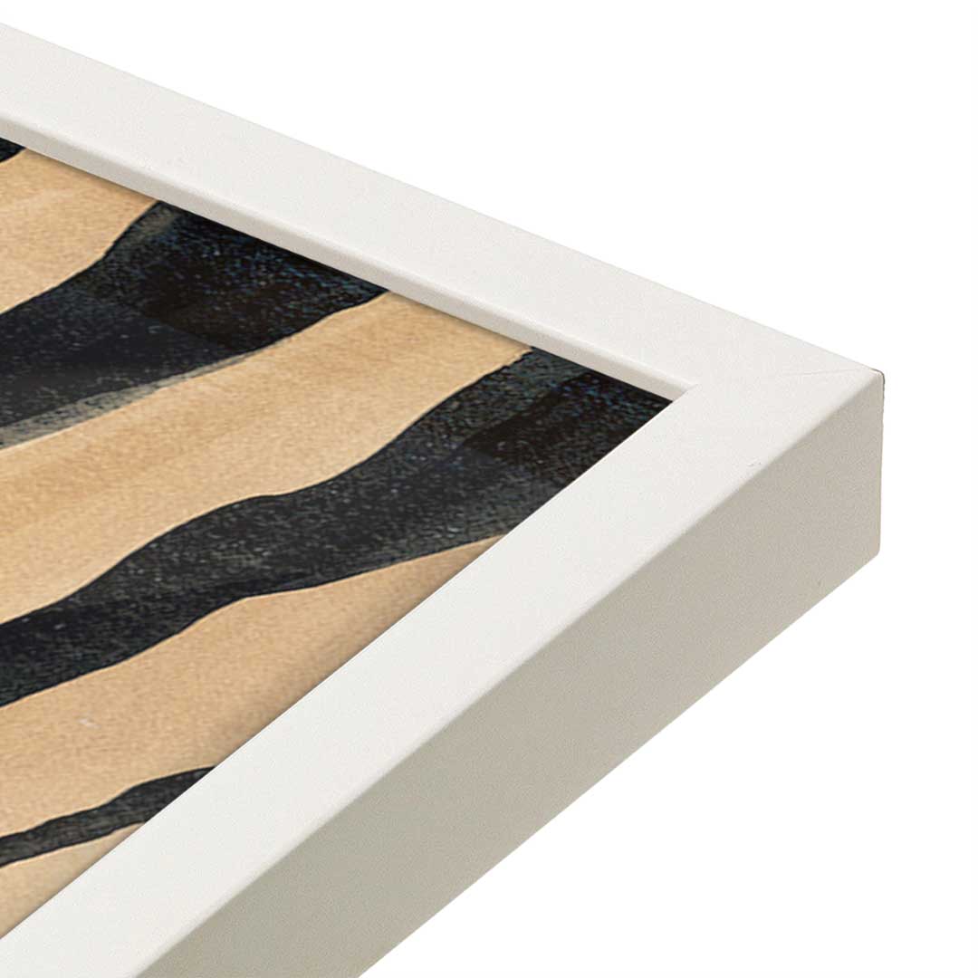 [Color:Opaque White], Picture of art in a Opaque White frame at an angle