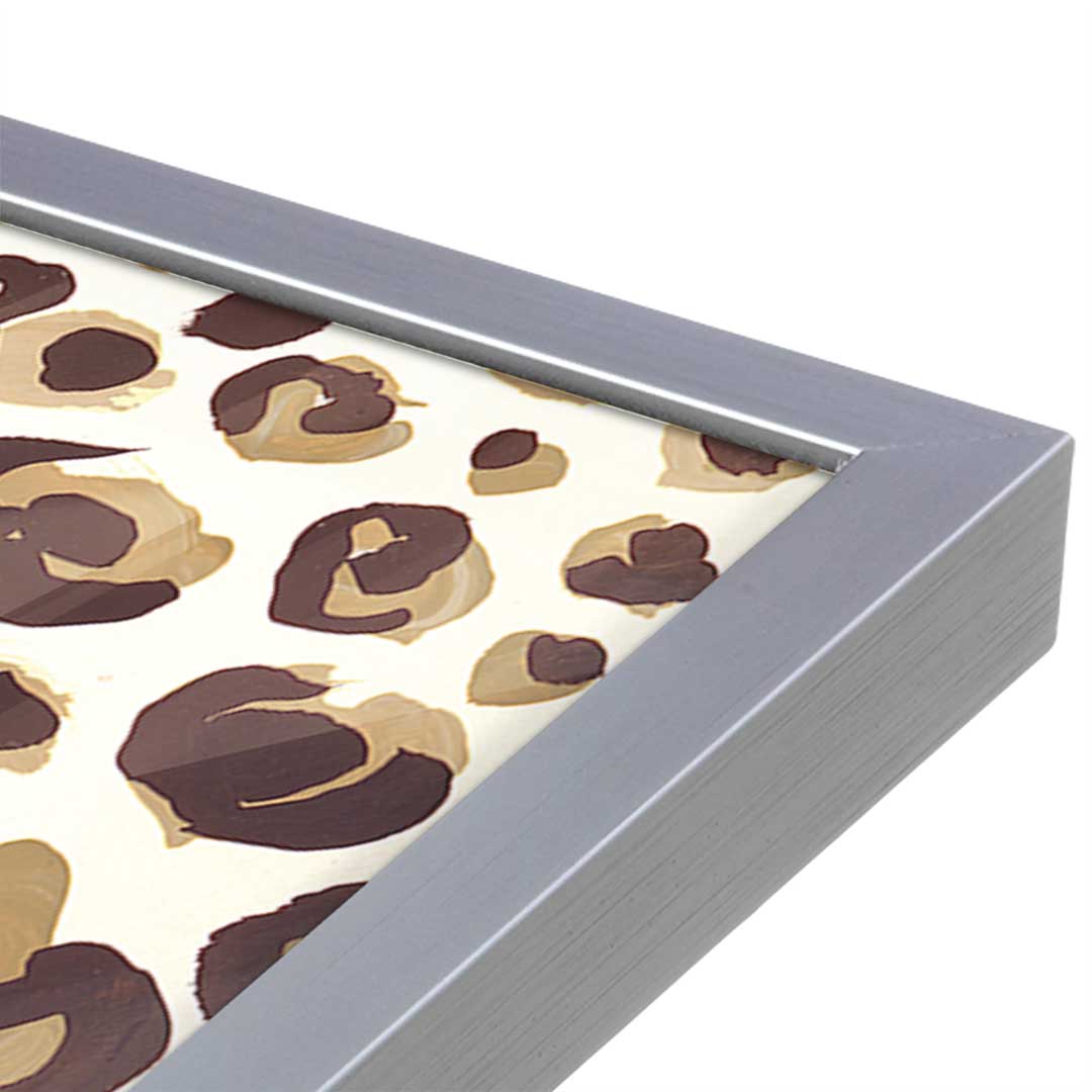 [Color:Polished Chrome], Picture of art in a Polished Chrome frame at an angle