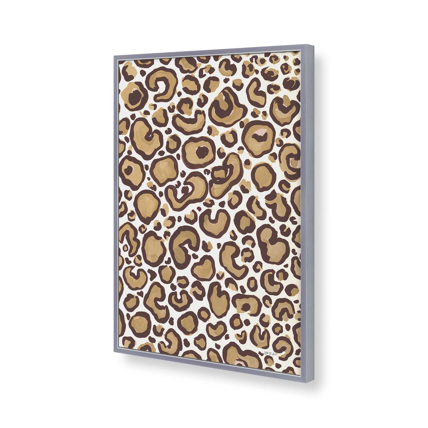 [Color:Polished Chrome], Picture of art in a Polished Chrome frame of the corner