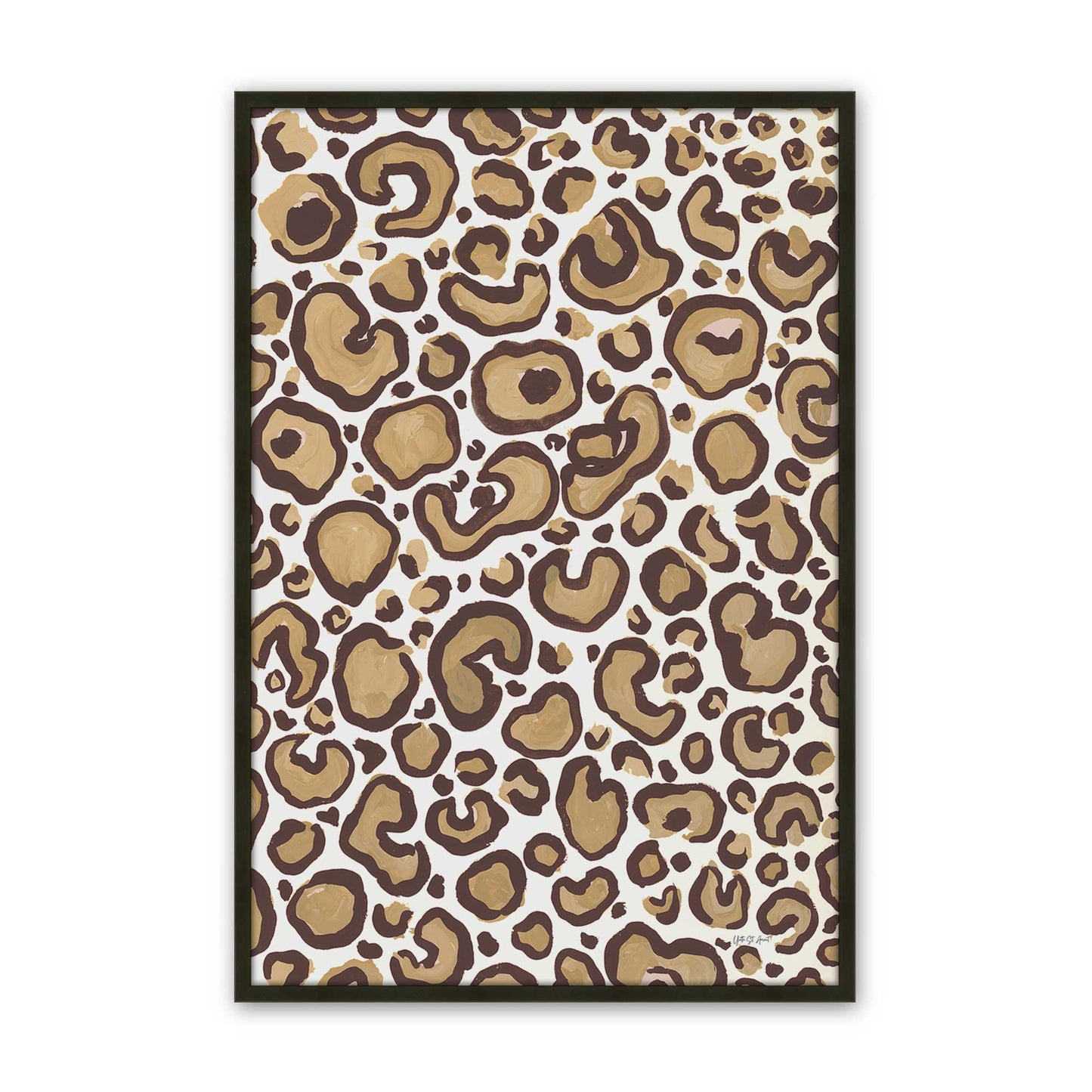 [Color:Satin Black], Picture of art in a Satin Black frame