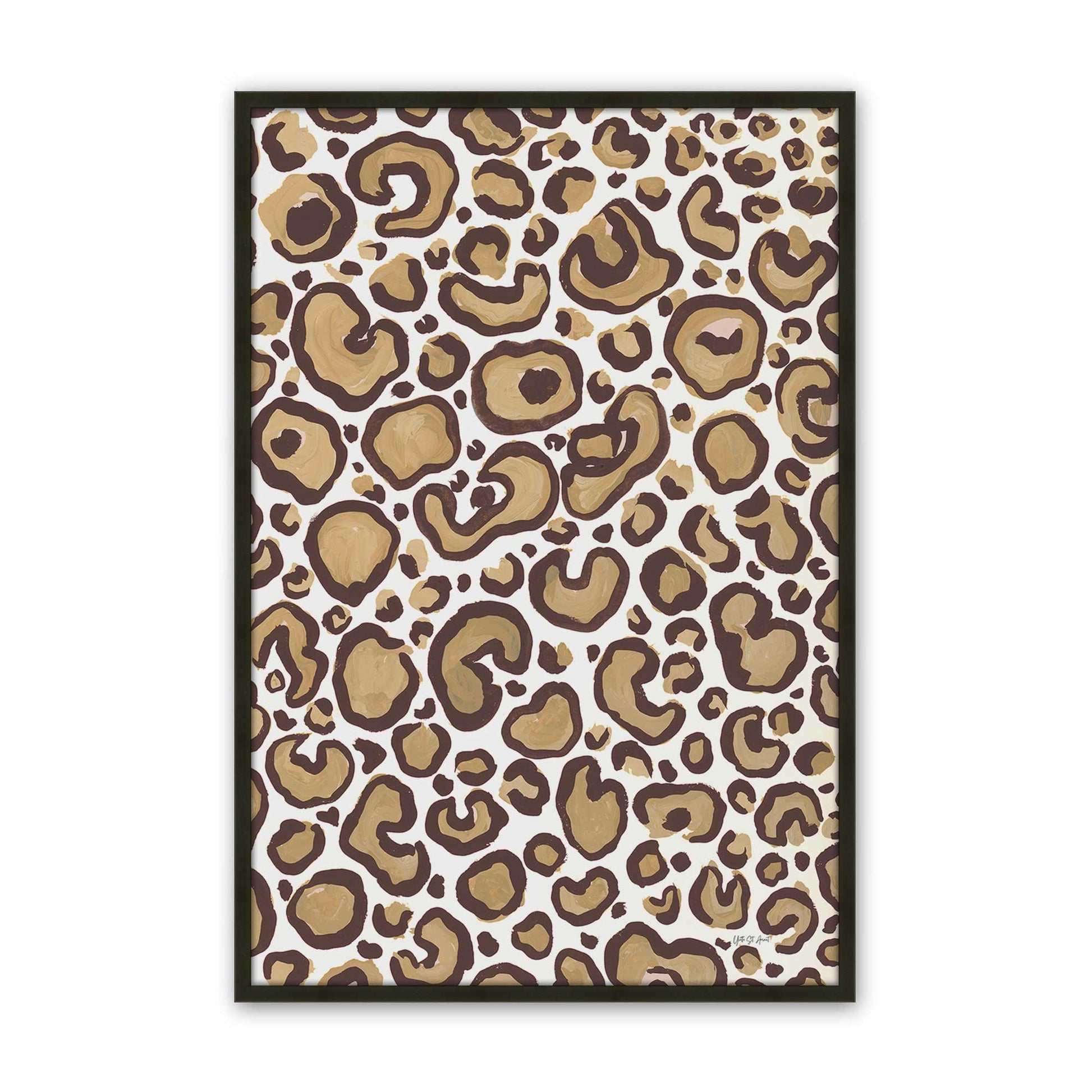 [Color:Satin Black], Picture of art in a Satin Black frame