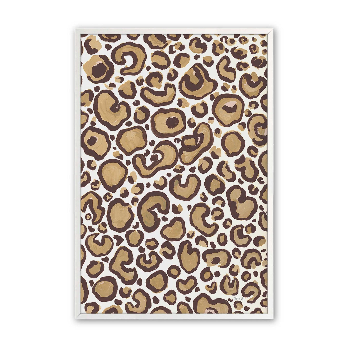[Color:Opaque White], Picture of art in a Opaque White frame