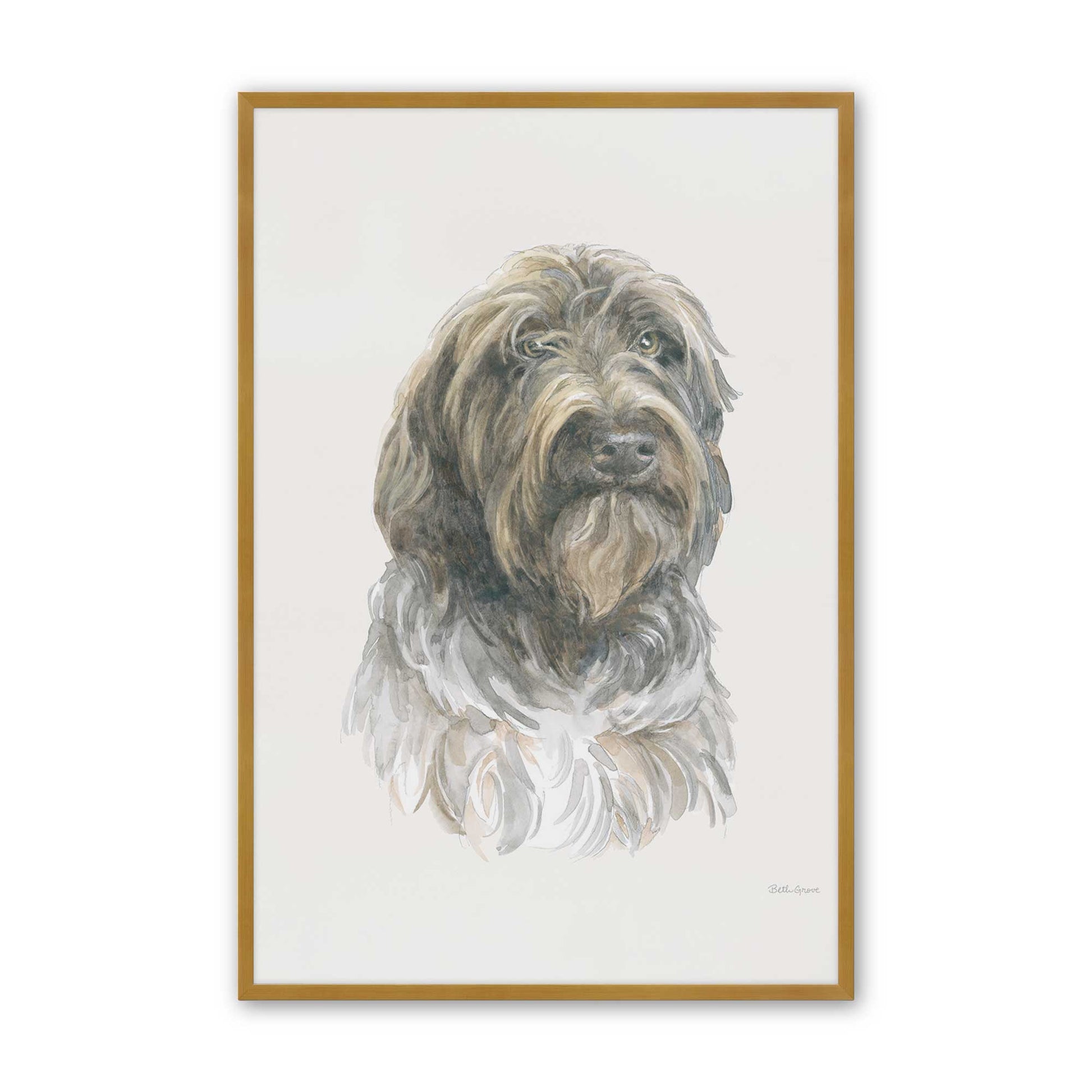 [Color:Polished Gold], Picture of art in a Polished Gold frame
