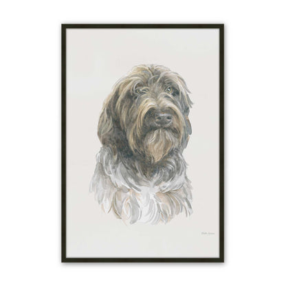 [Color:Satin Black], Picture of art in a Satin Black frame