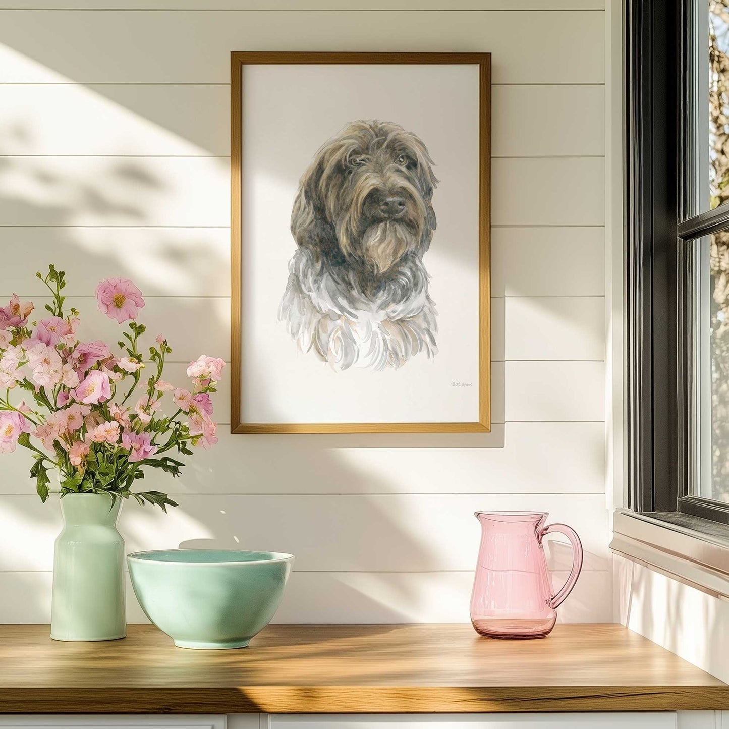 [SPECIAL],[LIFESTYLE], Picture of art hanging in a room