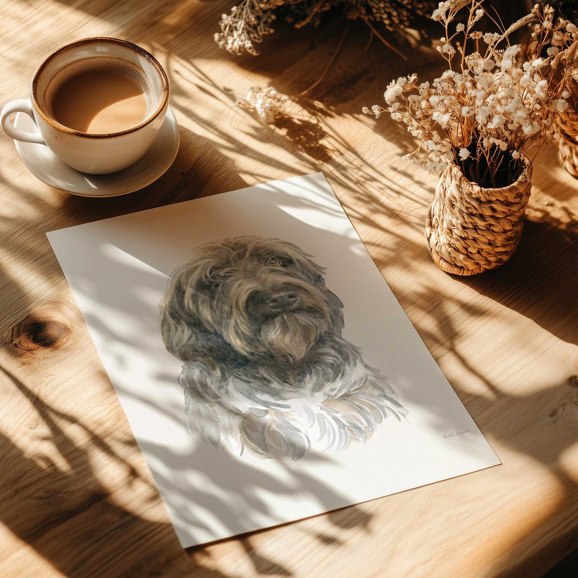 [Color:Rolled Print], Picture of close up of art