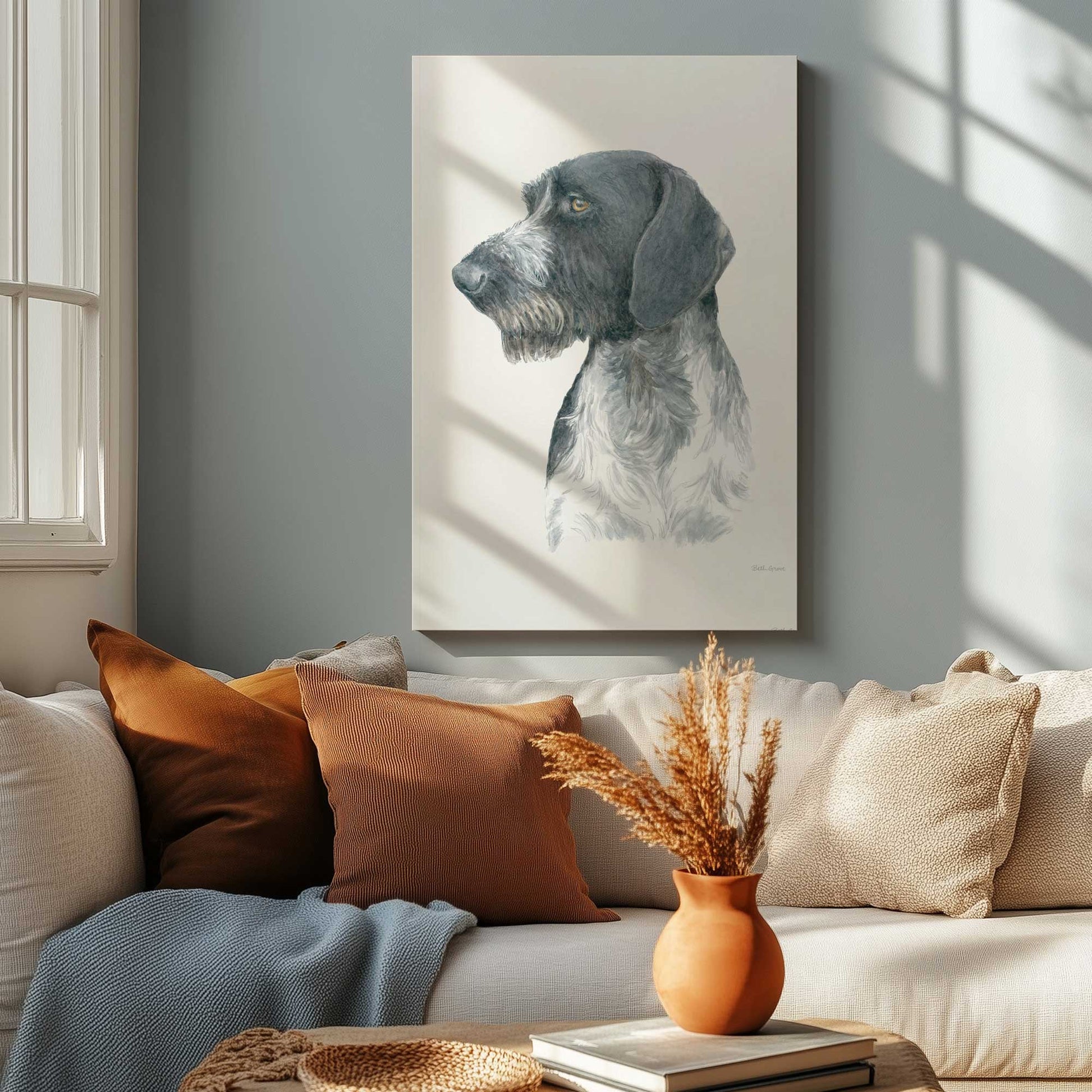 Picture of art in a room