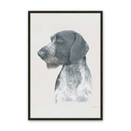 [Color:Satin Black], Picture of art in a Satin Black frame