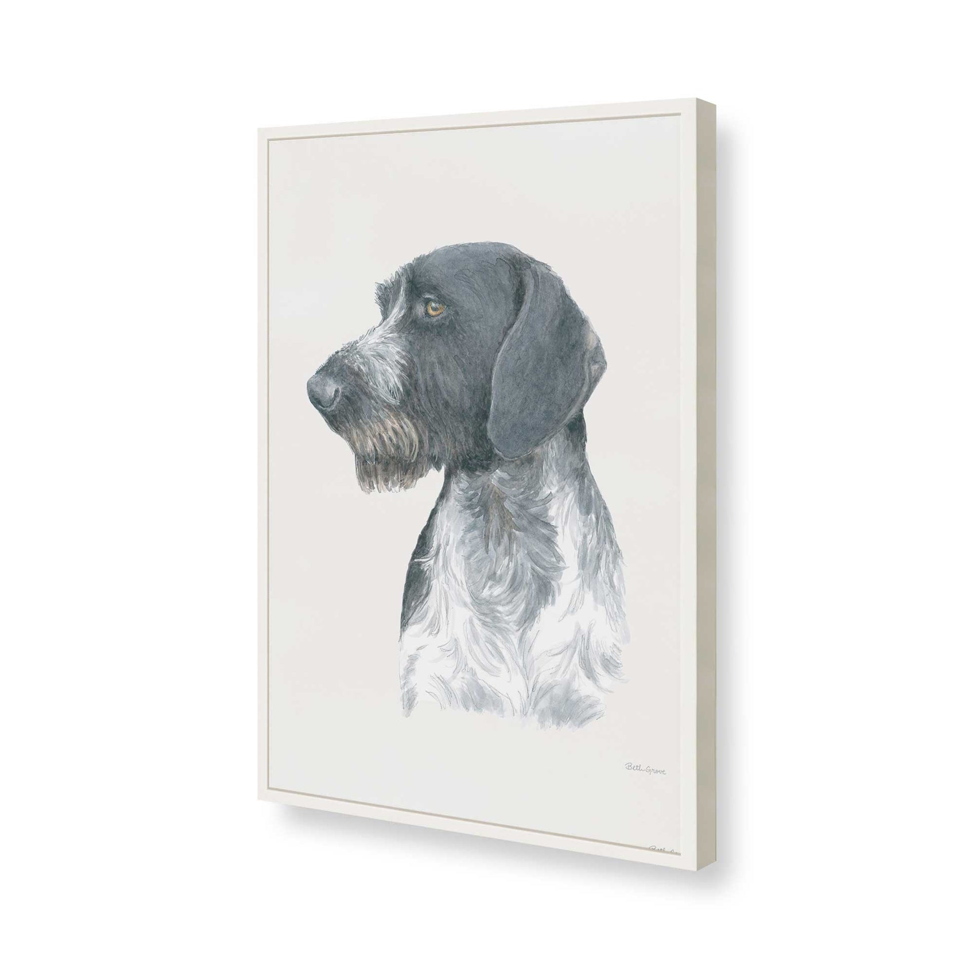 [Color:Opaque White], Picture of art in a Opaque White frame of the corner