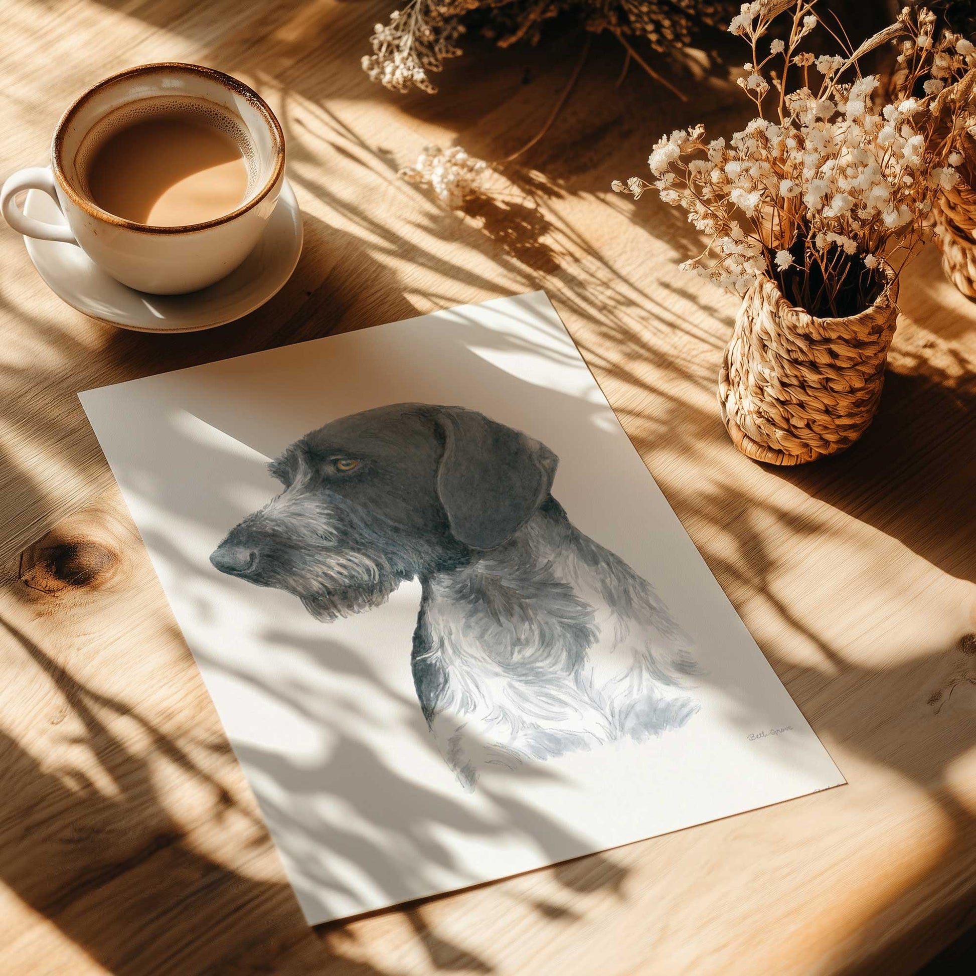 [Color:Rolled Print], Picture of close up of art