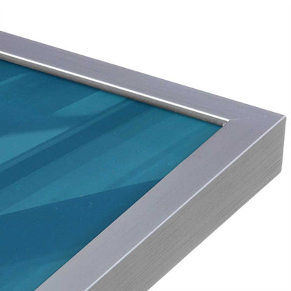 [Color:Polished Chrome], Picture of art in a Polished Chrome frame at an angle