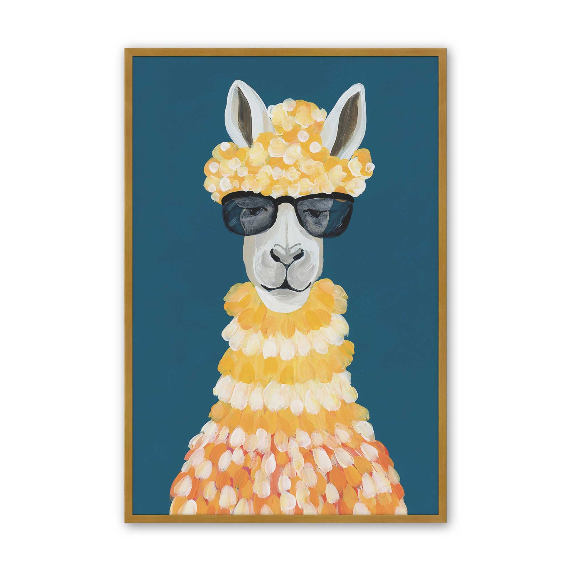 [Color:Polished Gold], Picture of art in a Polished Gold frame