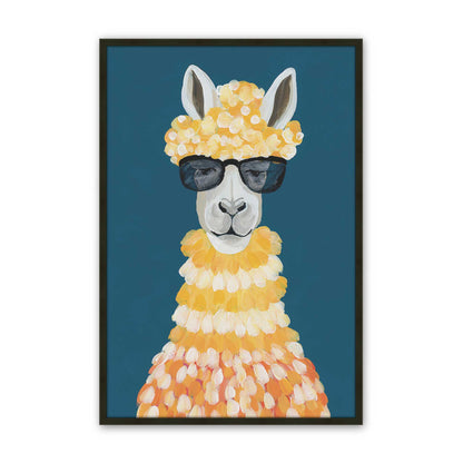[Color:Satin Black], Picture of art in a Satin Black frame