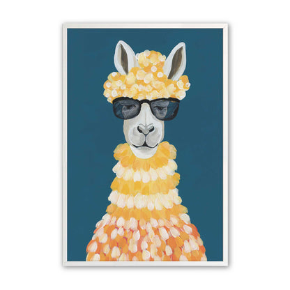 [Color:Opaque White], Picture of art in a Opaque White frame