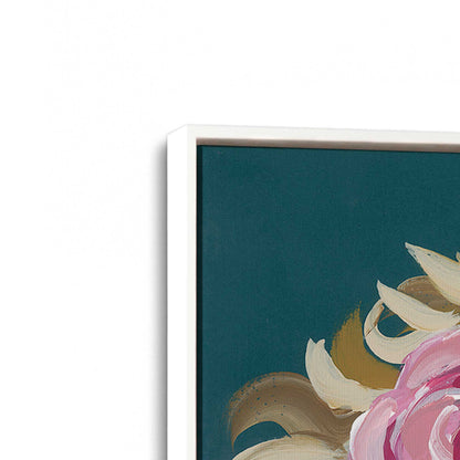 [Color:Opaque White], Picture of art in a White frame at an angle