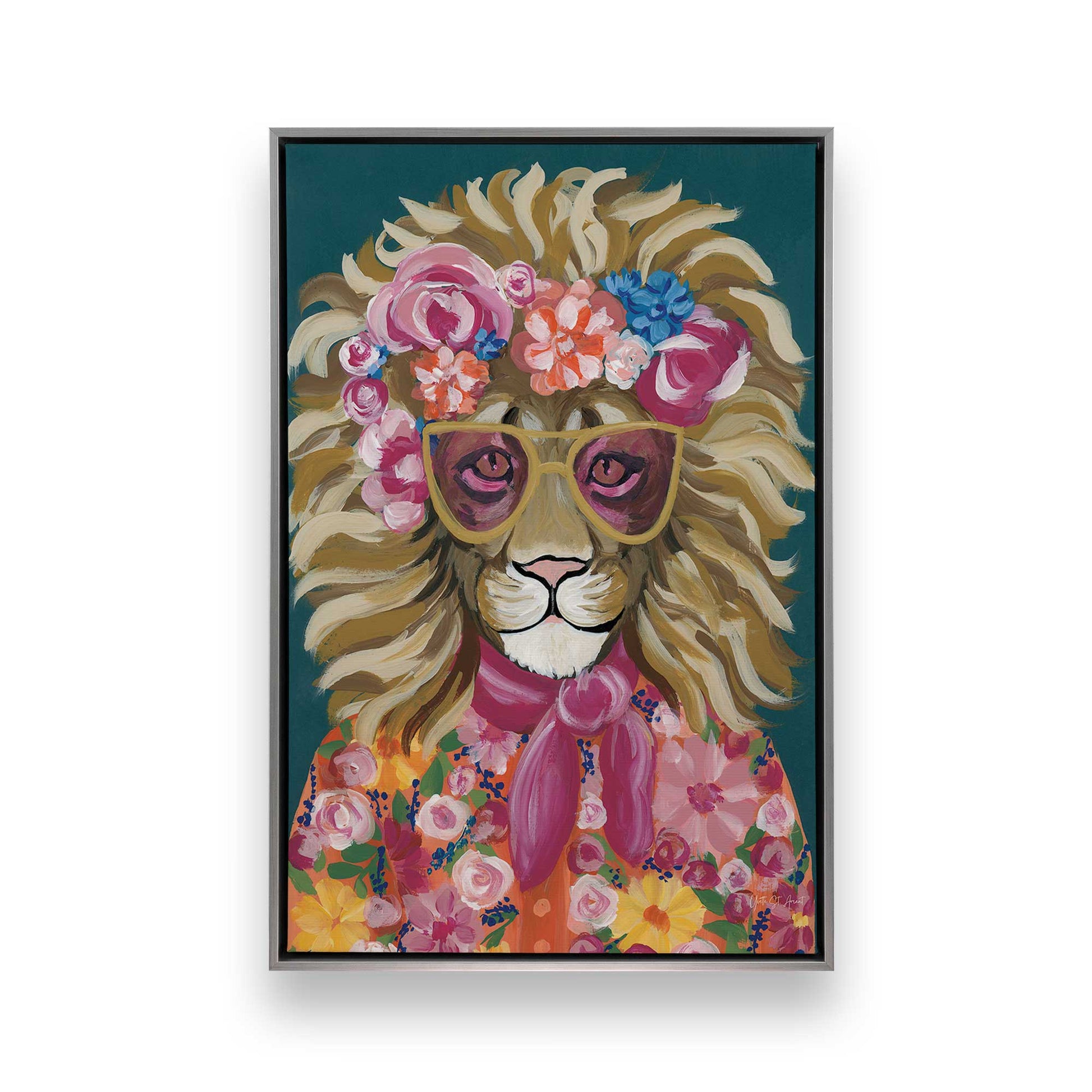[Color:Polished Chrome], Picture of art in a Polished Chrome frame