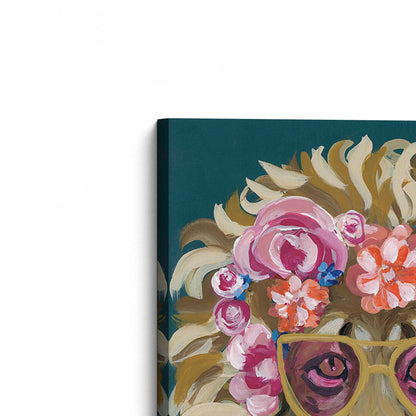 [Color:Stretched Canvas], Picture of the corner of the art
