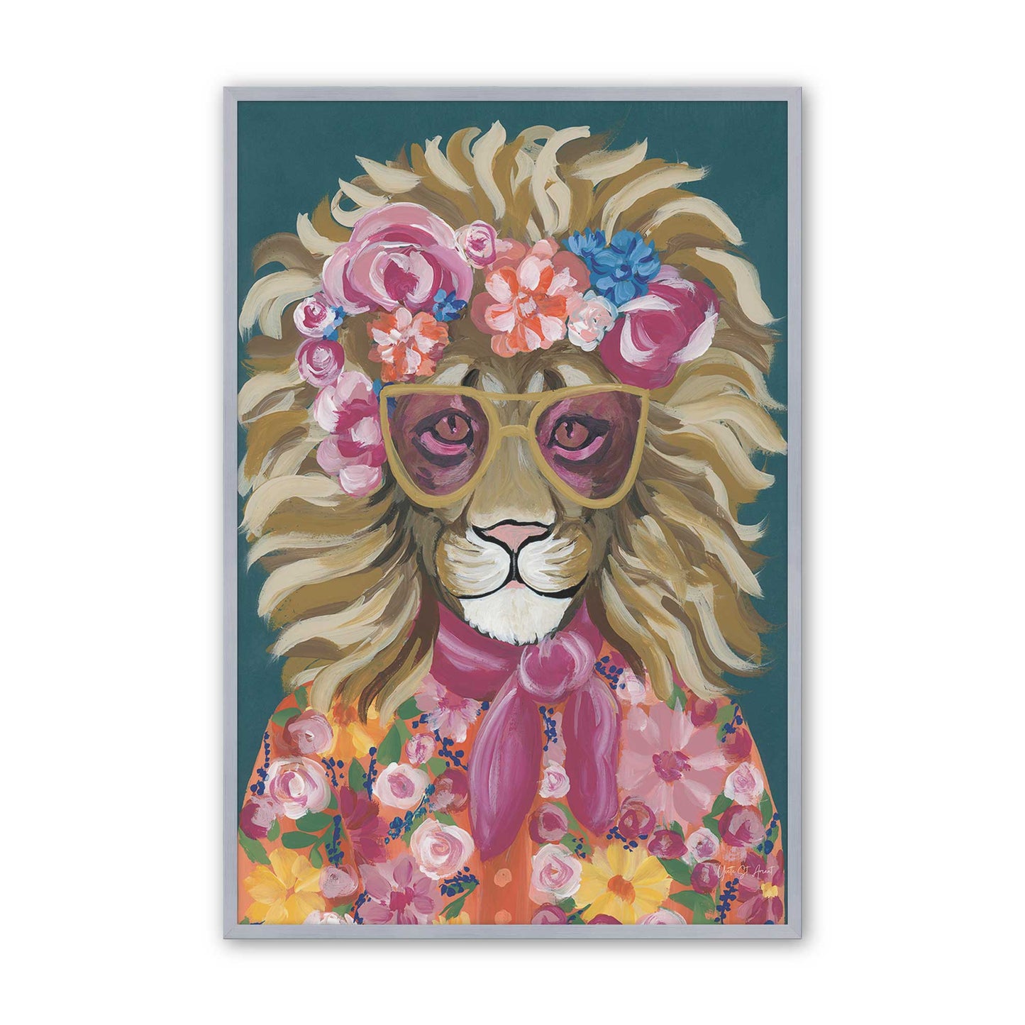 [Color:Polished Chrome], Picture of art in a Polished Chrome frame