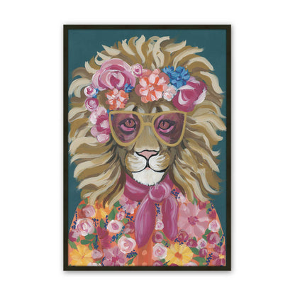 [Color:Satin Black], Picture of art in a Satin Black frame