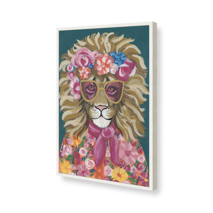 [Color:Opaque White], Picture of art in a Opaque White frame of the corner
