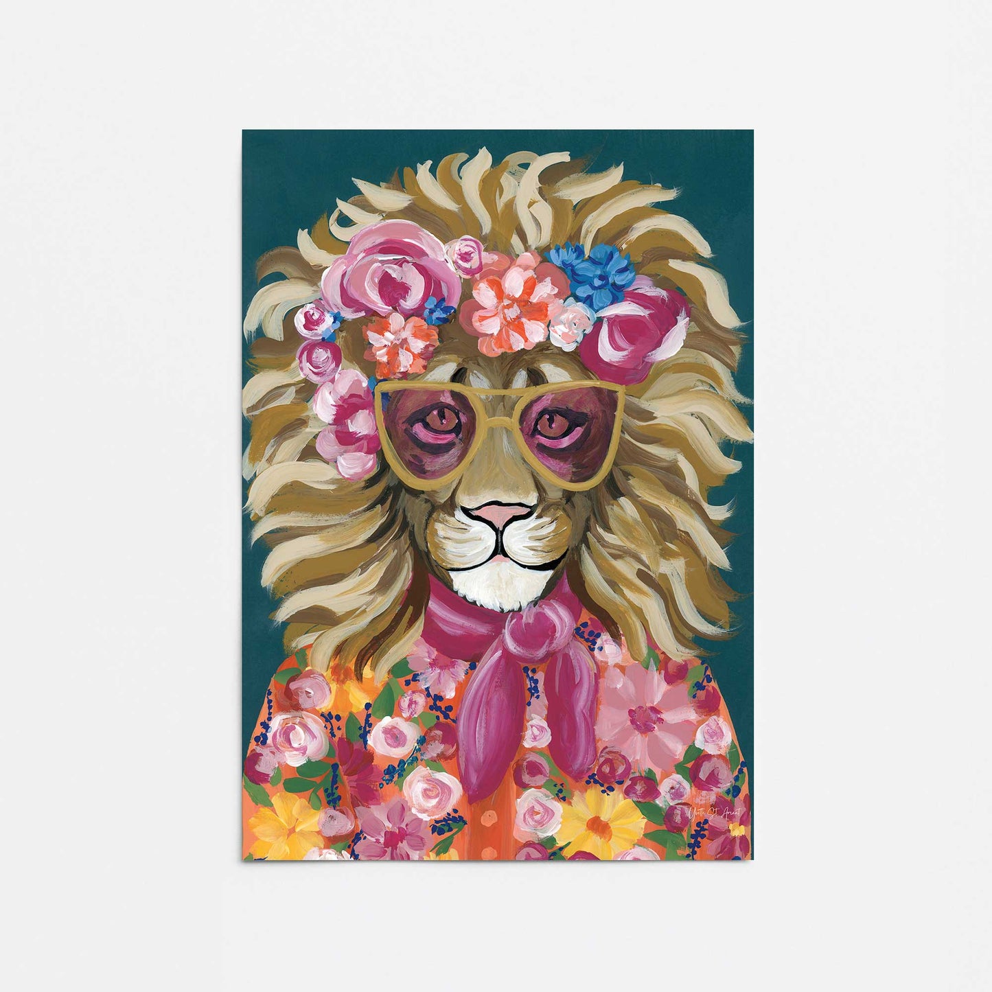 [Color:Rolled Print], Picture of close up of art