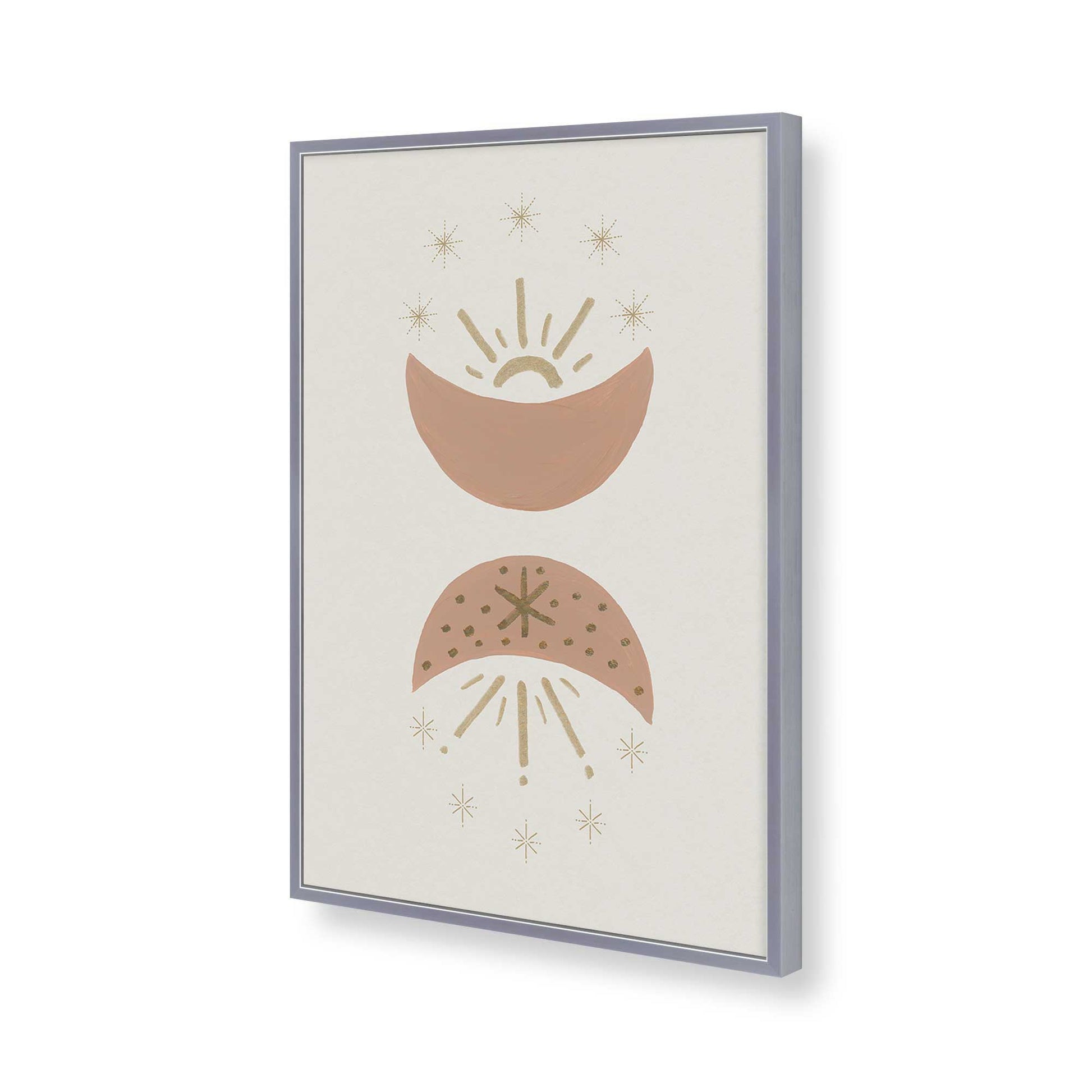 [Color:Polished Chrome], Picture of art in a Polished Chrome frame of the corner