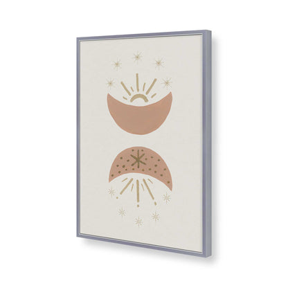 [Color:Polished Chrome], Picture of art in a Polished Chrome frame of the corner