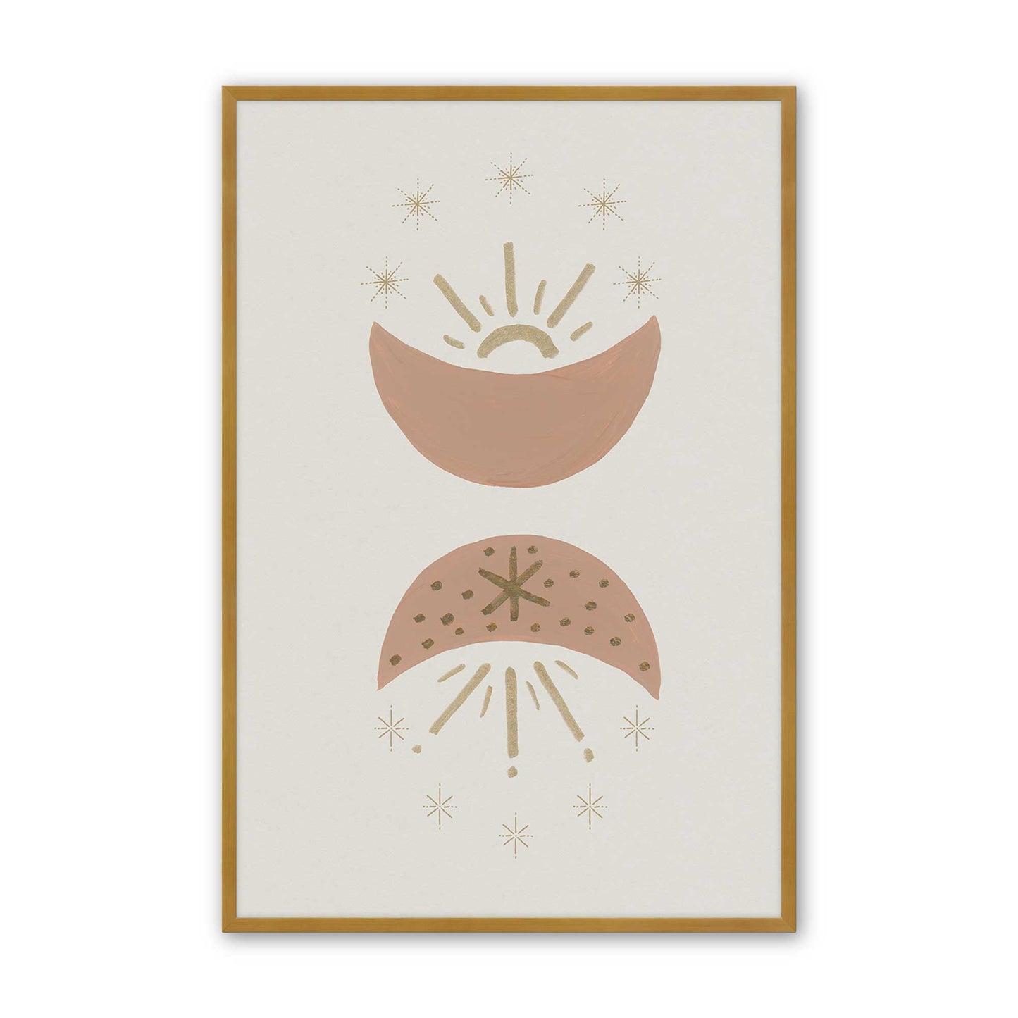 [Color:Polished Gold], Picture of art in a Polished Gold frame