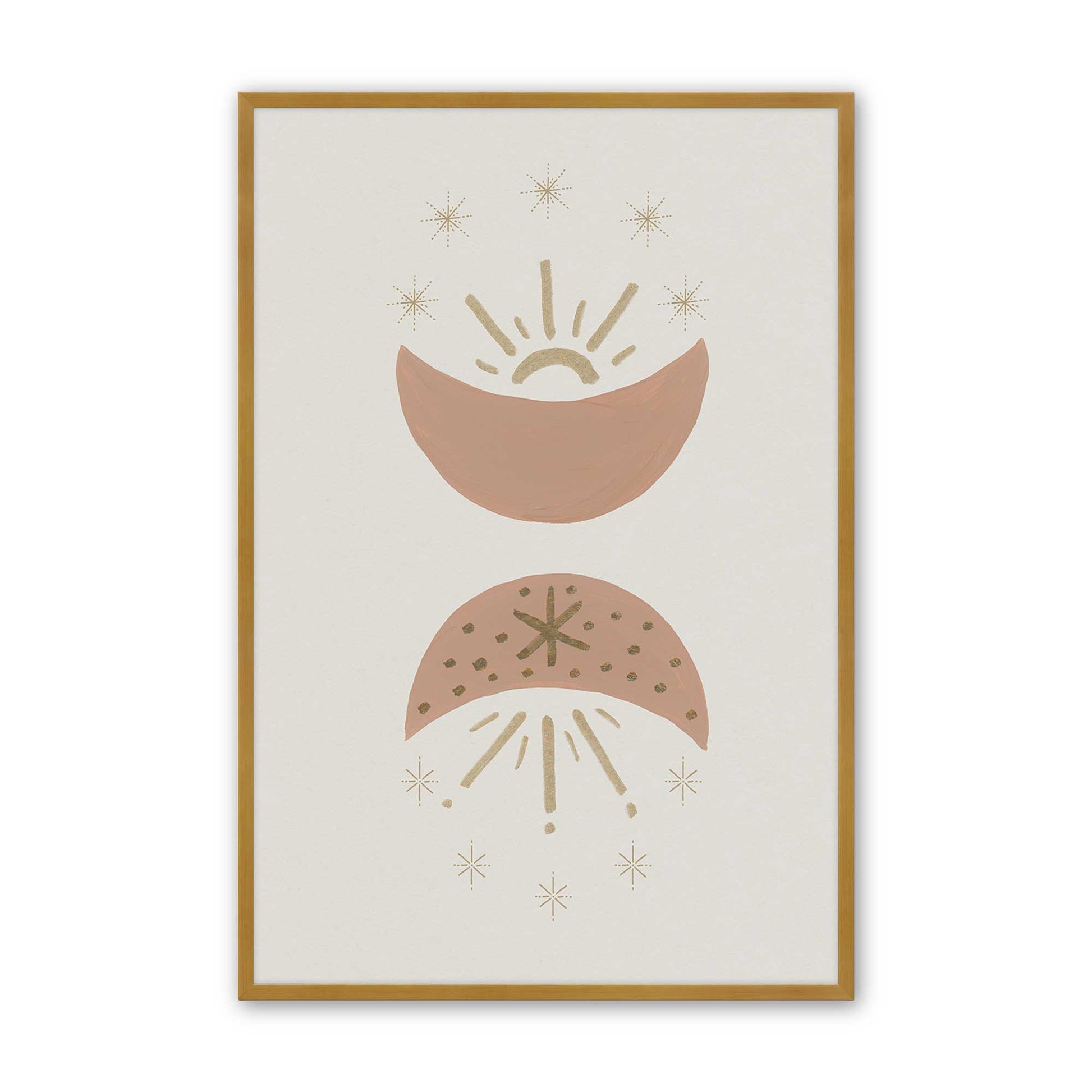 [Color:Polished Gold], Picture of art in a Polished Gold frame
