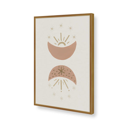 [Color:Polished Gold], Picture of art in a Polished Gold frame of the corner
