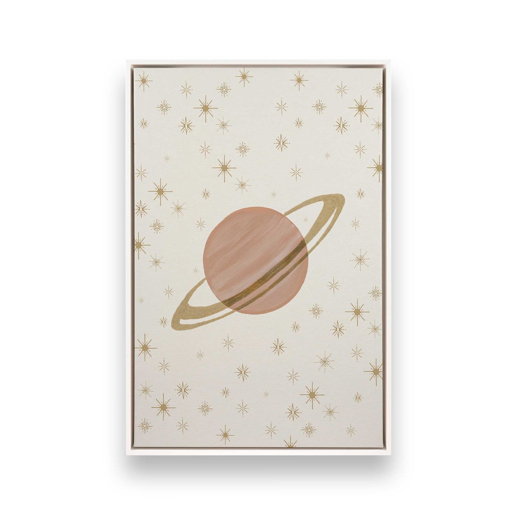 [Color:Opaque White], Picture of art in a White frame