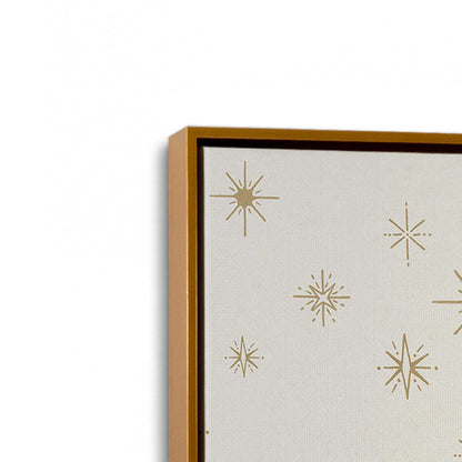 [Color:Polished Gold], Picture of art in a Polished Gold frame at an angle