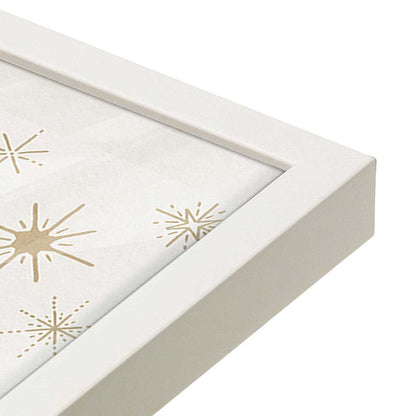 [Color:Opaque White], Picture of art in a Opaque White frame at an angle