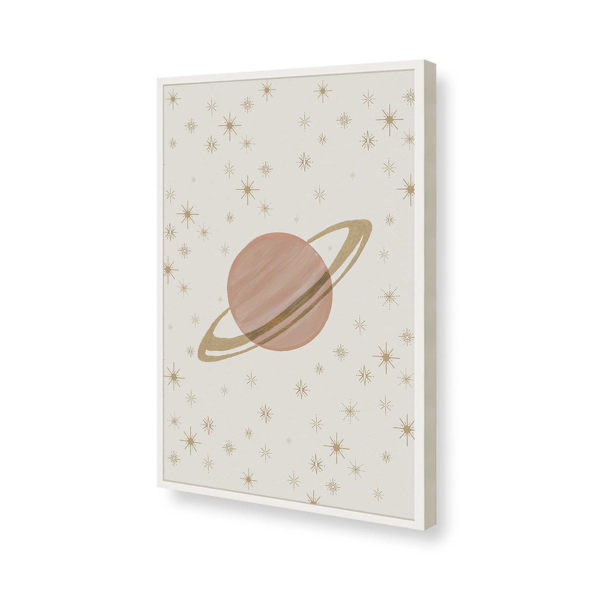 [Color:Opaque White], Picture of art in a Opaque White frame of the corner