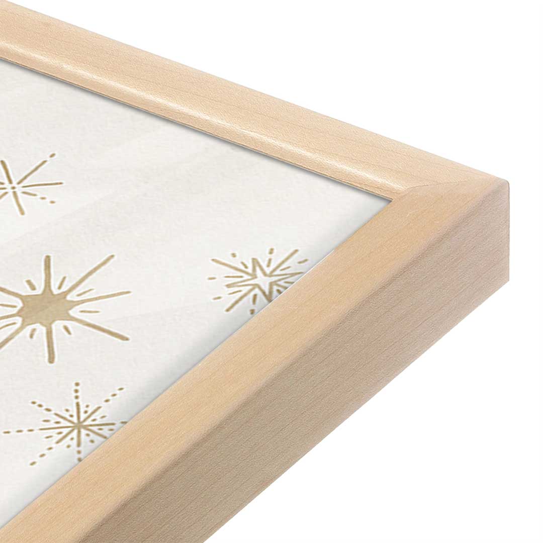[Color:Raw Maple], Picture of art in a Raw Maple frame at an angle