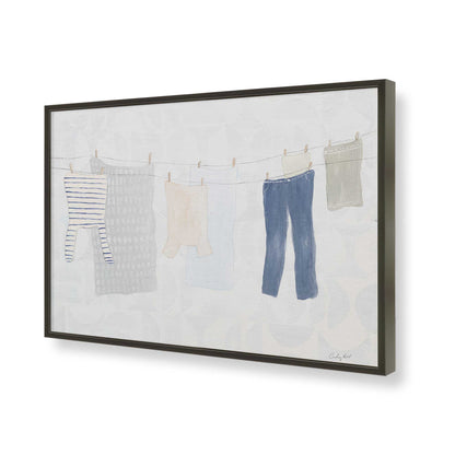 [Color:Satin Black], Picture of art in a Satin Black frame of the corner