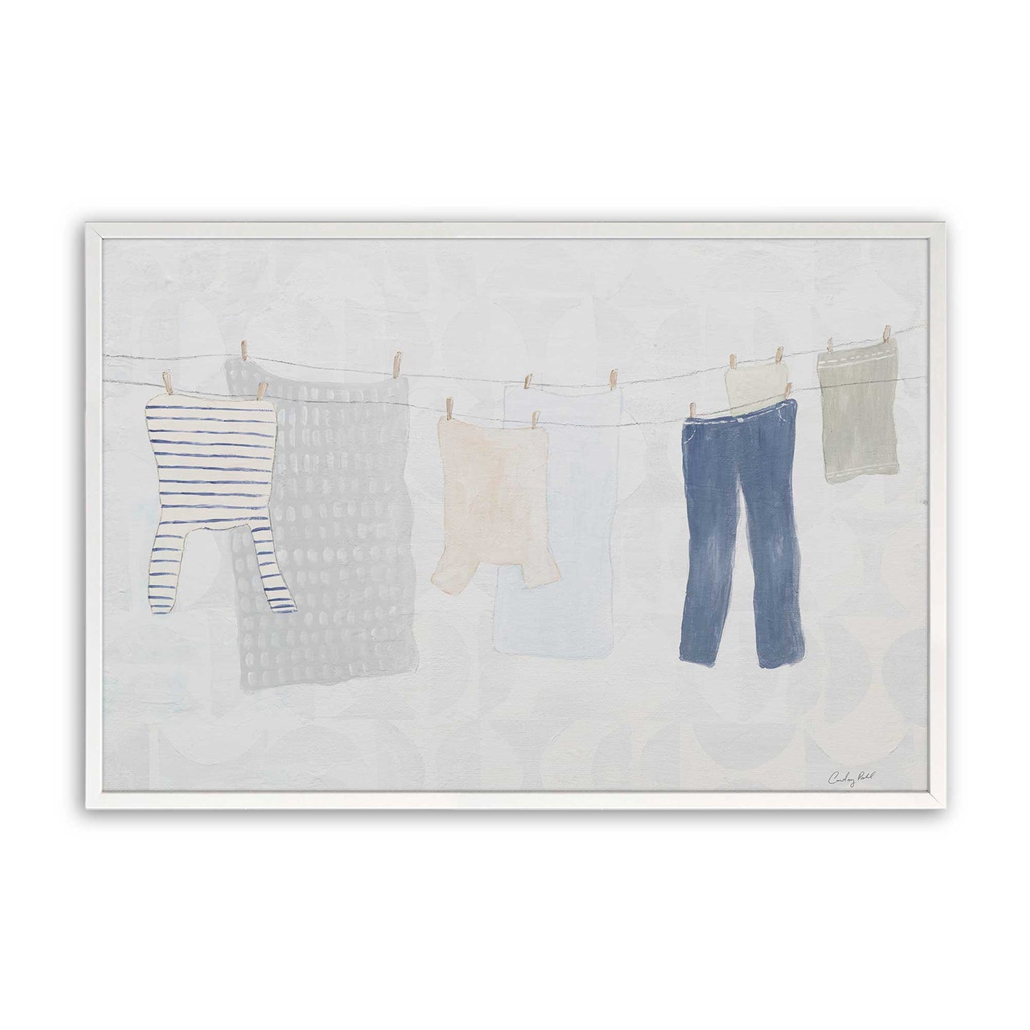 [Color:Opaque White], Picture of art in a Opaque White frame