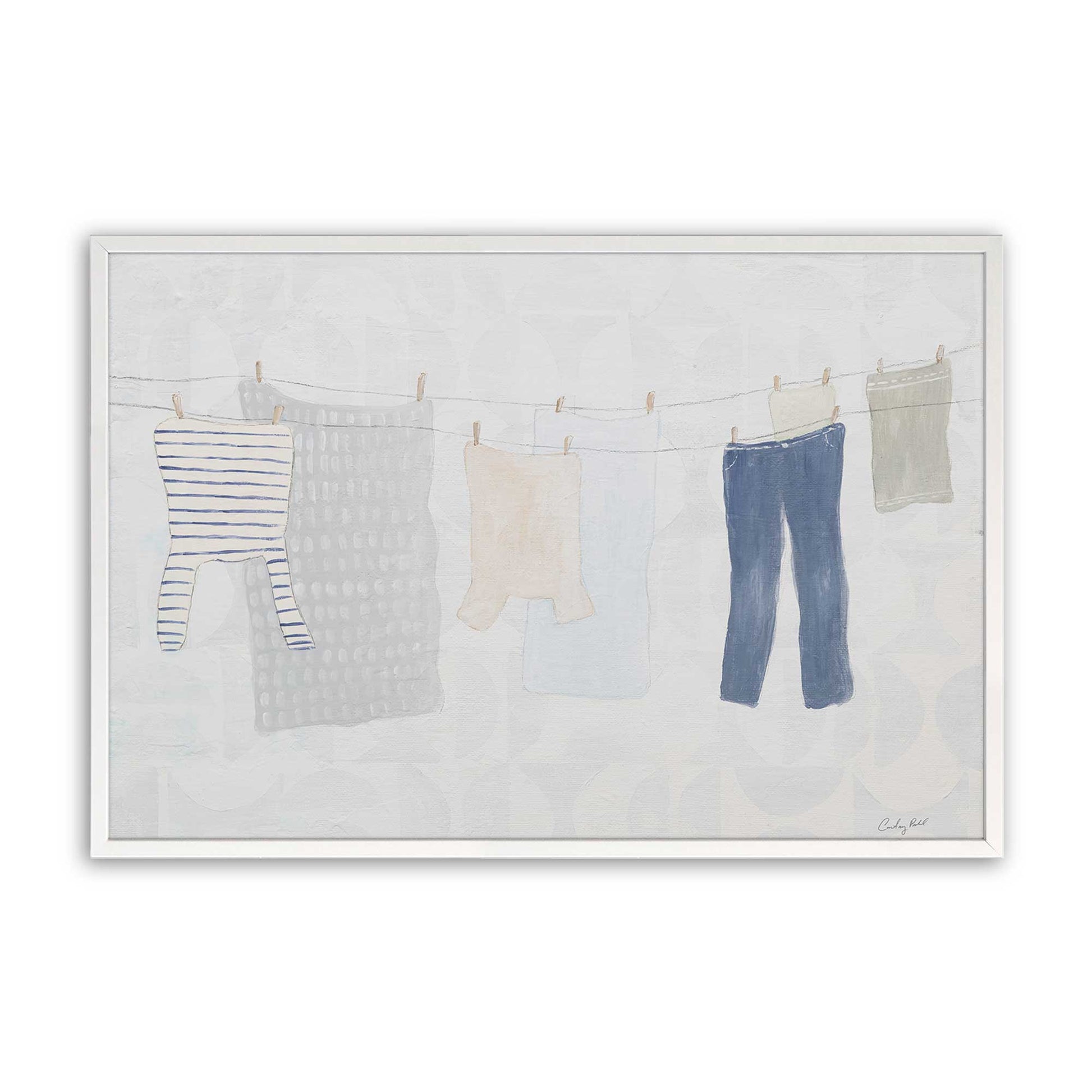 [Color:Opaque White], Picture of art in a Opaque White frame