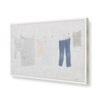 [Color:Opaque White], Picture of art in a Opaque White frame of the corner