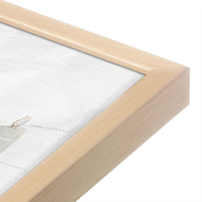 [Color:Raw Maple], Picture of art in a Raw Maple frame at an angle